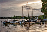 Müggelsee bei Sonnenuntergang