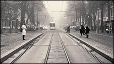 Bölschestraße mit Blick Richtung S-Bahnhof