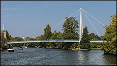 Katzengrabensteg über der Müggelspree