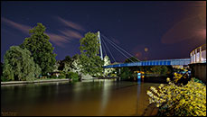 Katzengrabensteg in der Nacht