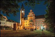 Rathaus Köpenick bei Nacht