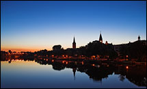 Köpenicker Altstadt bei Nacht