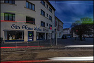 Lichtspuren - Der blaue Salon - Stromausfall 2019