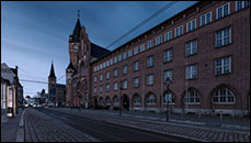 Rathaus Köpenick bei Nacht - Stromausfall 2019