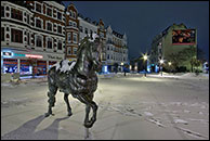 Köpenicker Schloßplatz und Grünstraße