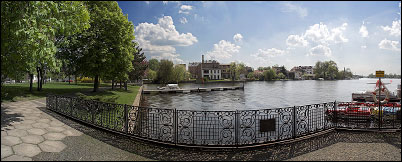 Panoramaaufnahme Frauentog in der Köpenicker Altstadt