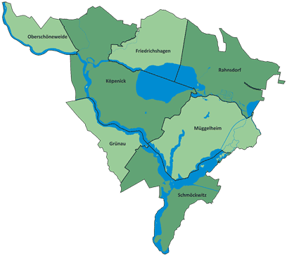 Die Ortsteile von Köpenick Ortsteile von Köpenick