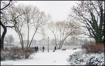 Uferpromenade Luisenhain im Februar 2005